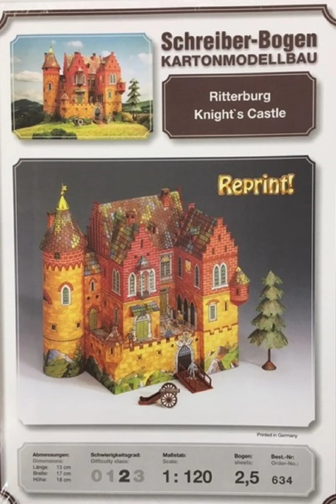 Schreiber-Bogen Kartonmodellbau Ritterburg Knight´s Castle