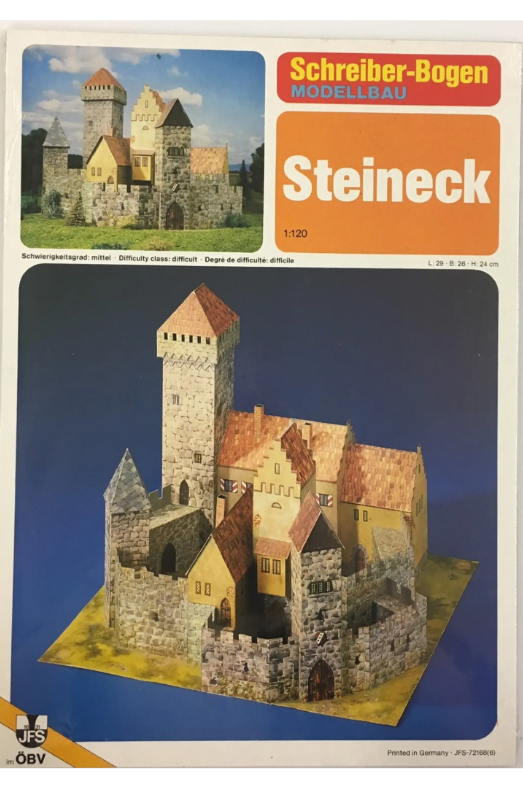 Schreiber-Bogen Kartonmodellbau Burg Steineck