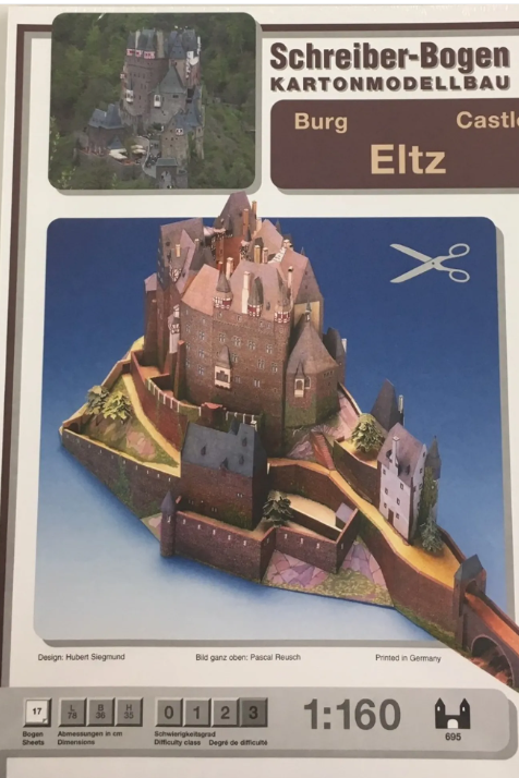 Schreiber-Bogen Kartonmodellbau Burg Eltz